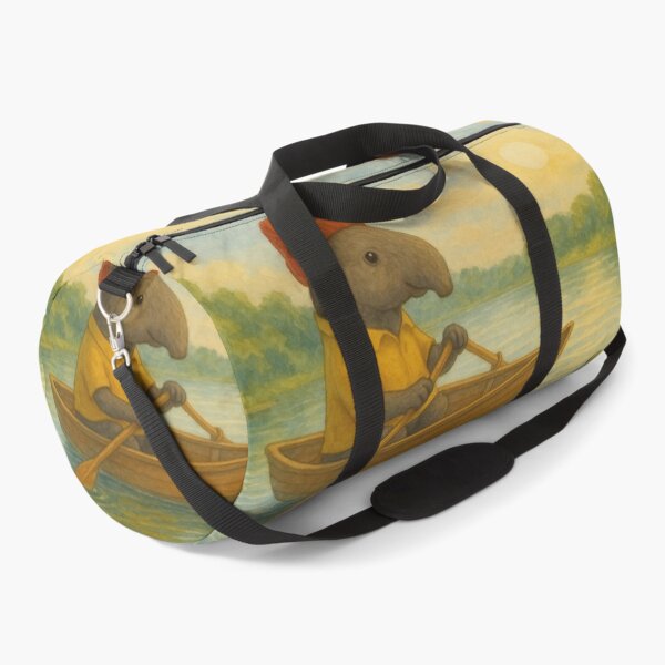 Item preview, Cute tapir in a rowboat designed and sold by Mauswohn.