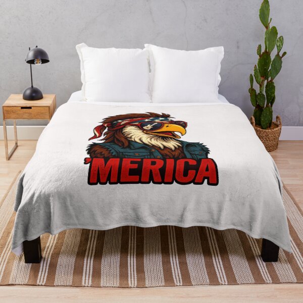 Item preview, MERICA Shirt 4th of July Eagle Wearing Sunglasses Funny Patriotic designed and sold by diyoor.