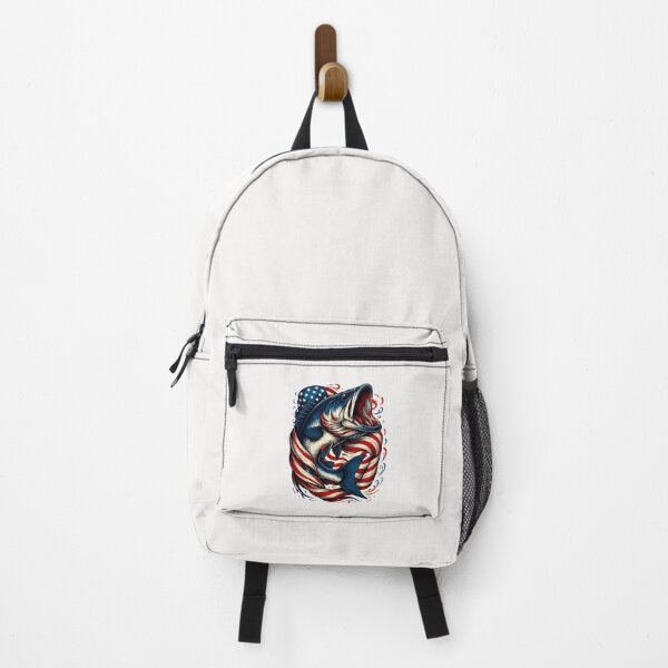 Item preview, Patriotic Fishing 4th of July Men American Flag Bass Fishing designed and sold by diyoor.