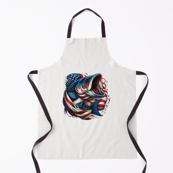 Item preview, Patriotic Fishing 4th of July Men American Flag Bass Fishing designed and sold by diyoor.