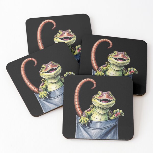 Item preview, Cute Pocket Reptiles – Funny Lizard Gang designed and sold by Design_Your_Day.