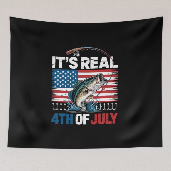 Item preview, Real 4th Of July Costume Fishing Tools Fisher Patriotic designed and sold by diyoor.