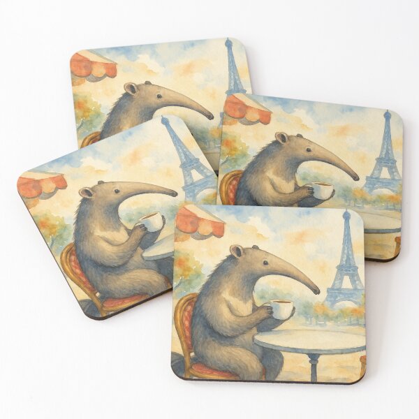 Item preview, cute anteater in Paris designed and sold by Mauswohn.