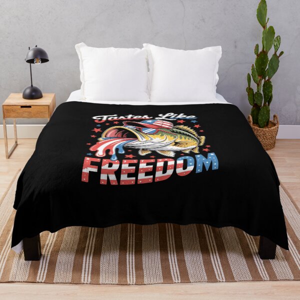 Item preview, Tastes Like Freedom 4th of July Ice Cream Bass Fishing designed and sold by diyoor.