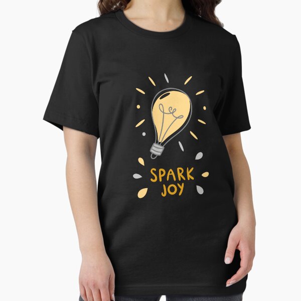 Item preview, Motivational (Spark Joy) Lightbulb Idea Minimalist designed and sold by Retro Club Shop.