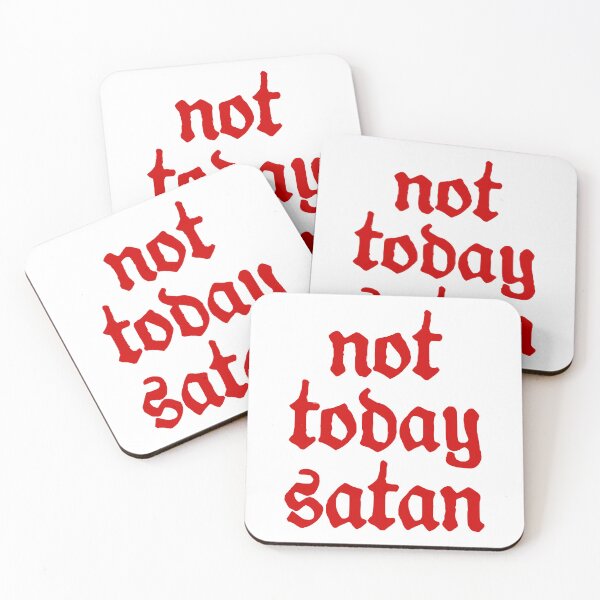 Item preview, Not Today Satan designed and sold by Angry Swan Designs.