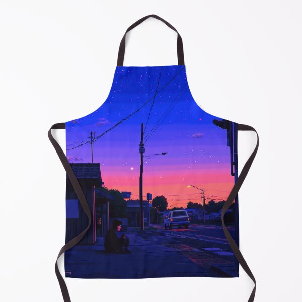 Item preview, Lofi Anime Nostalgic Sunset America designed and sold by V-Fantasy.
