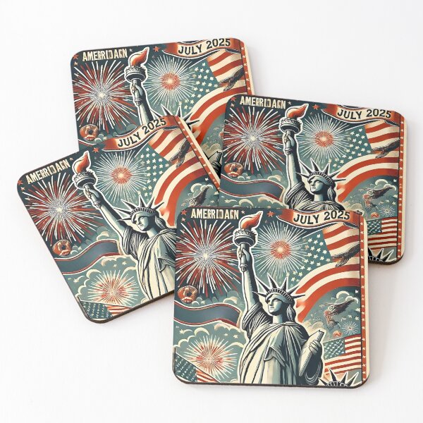 Item preview, American Independence Day 2025 Celebration Poster designed and sold by Koalangel.