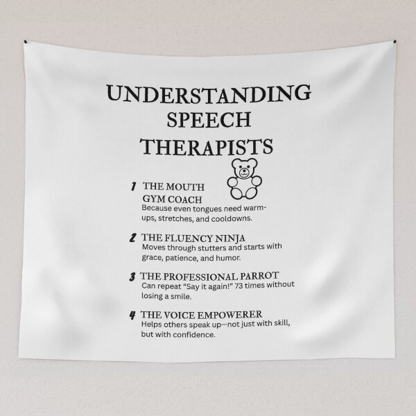 Item preview, Understanding Speech Therapists – Funny Communication Life Definitions designed and sold by PsyFlow35.