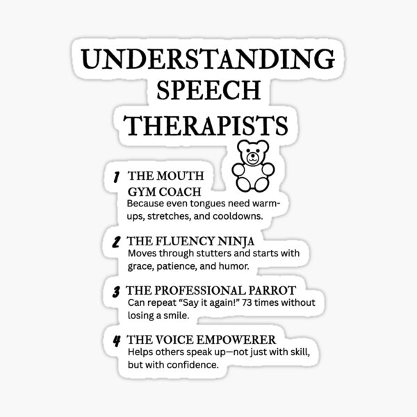 Item preview, Understanding Speech Therapists – Funny Communication Life Definitions designed and sold by PsyFlow35.