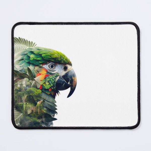Item preview, Parrot Jungle Fusion Art Print designed and sold by ShadowAndSlate.