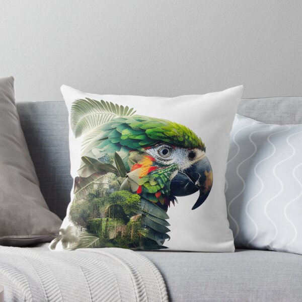 Item preview, Parrot Jungle Fusion Art Print designed and sold by ShadowAndSlate.
