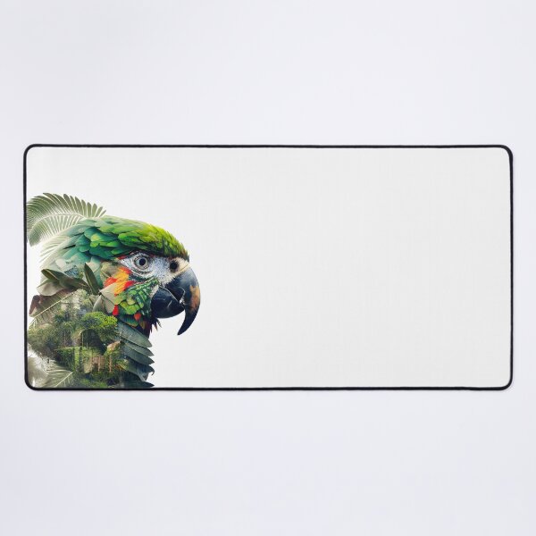 Item preview, Parrot Jungle Fusion Art Print designed and sold by ShadowAndSlate.