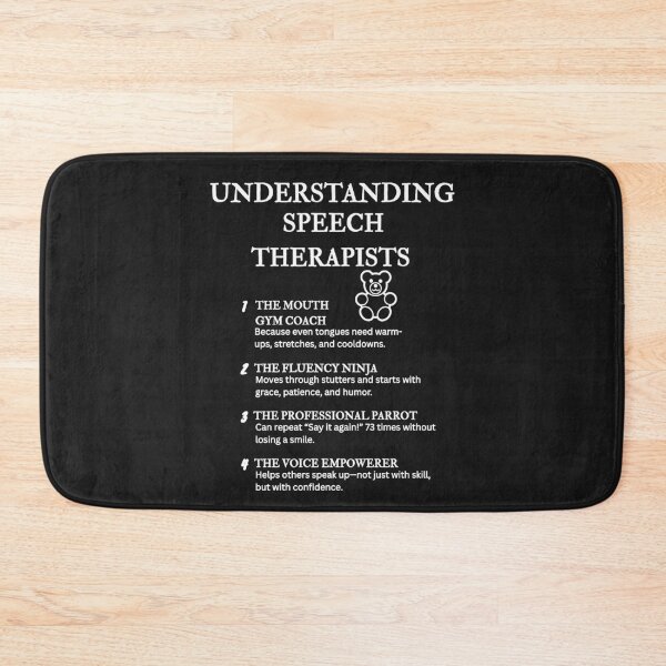 Item preview, Understanding Speech Therapists – Funny Communication Life Definitions – Black designed and sold by PsyFlow35.