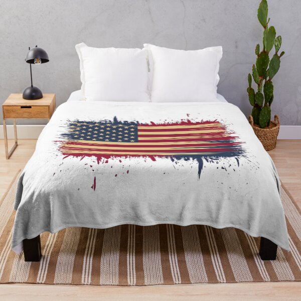 Item preview, Grunge Patriot – Distressed American Flag Tee designed and sold by ARTReMi.