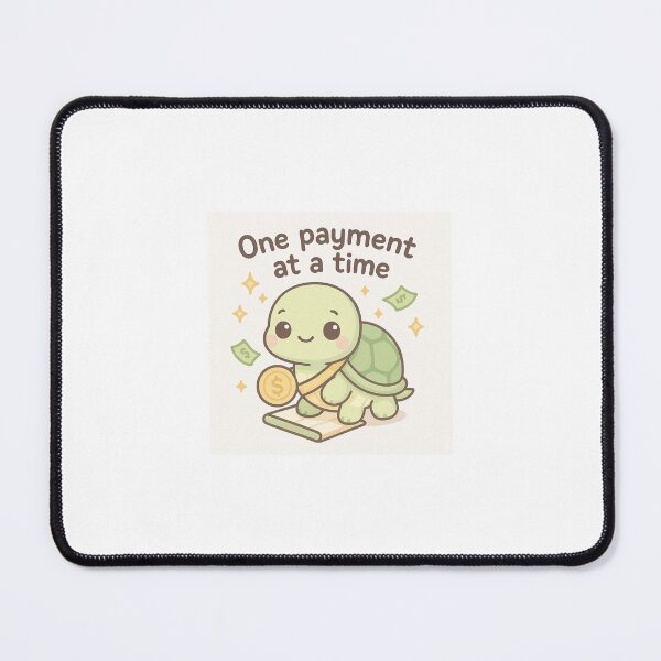 Item preview, One Payment at a Time Turtle Sticker designed and sold by Daniel-DL.