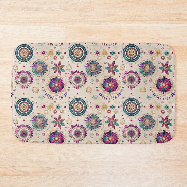 Item preview, Huichol Mandala Pattern in Visionary Colors designed and sold by Moisky Patterns.