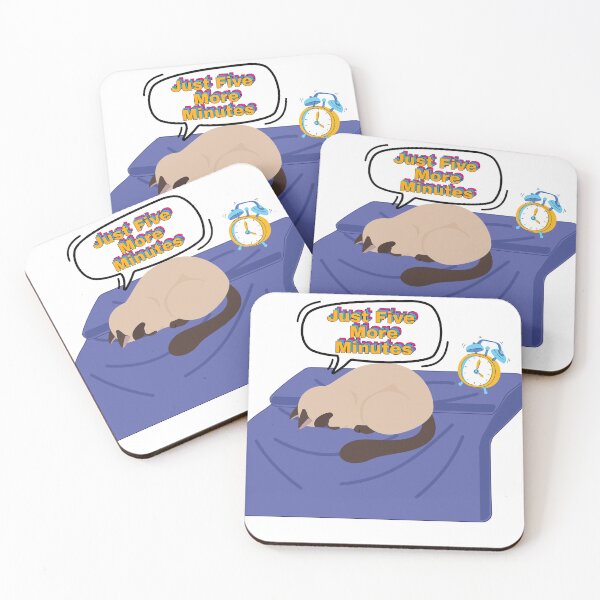Item preview, Just Five More Minutes - Lazy Animal Design designed and sold by lazycreationaaa.