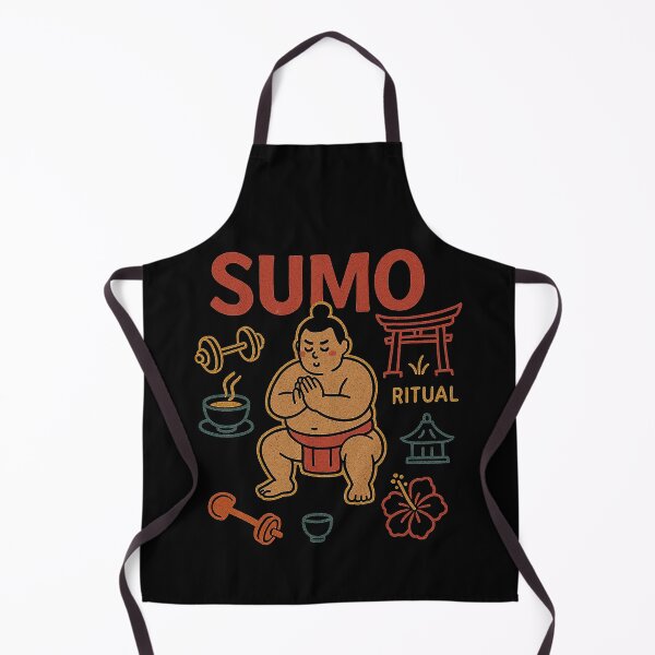 Item preview, Retro Sumo Ritual and Strength Training Art designed and sold by zzz888.
