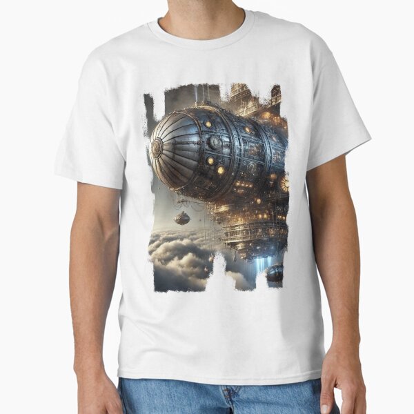 Artikel-Vorschau von Majestic steampunk airship above the clouds, designt und verkauft von Eric Nagel.
