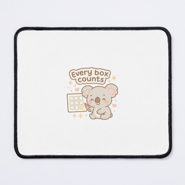 Item preview, Every Box Counts Koala Sticker designed and sold by Daniel-DL.