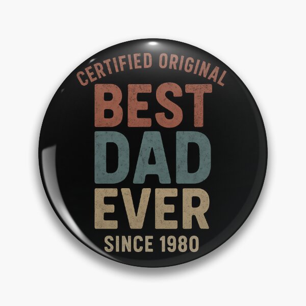 Item preview, Certified Original Dad - Since 1980 designed and sold by Red Fox Design.