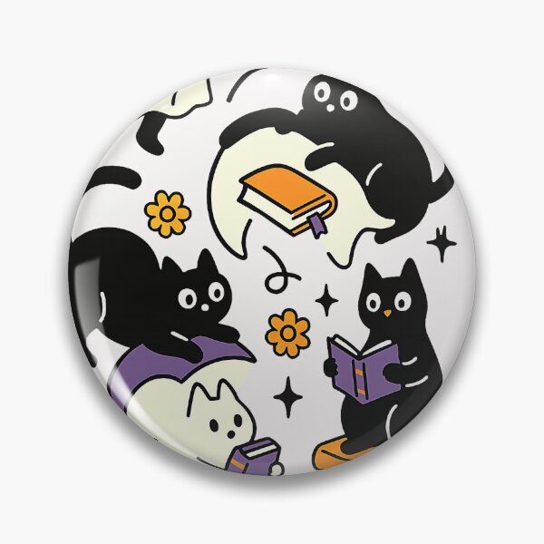 Artikelvorschau, Süße Geisterkatze, die Bücher liest, Liebhaber, Bücherwurm, Halloween, gruselig entworfen und verkauft von cawtoon.