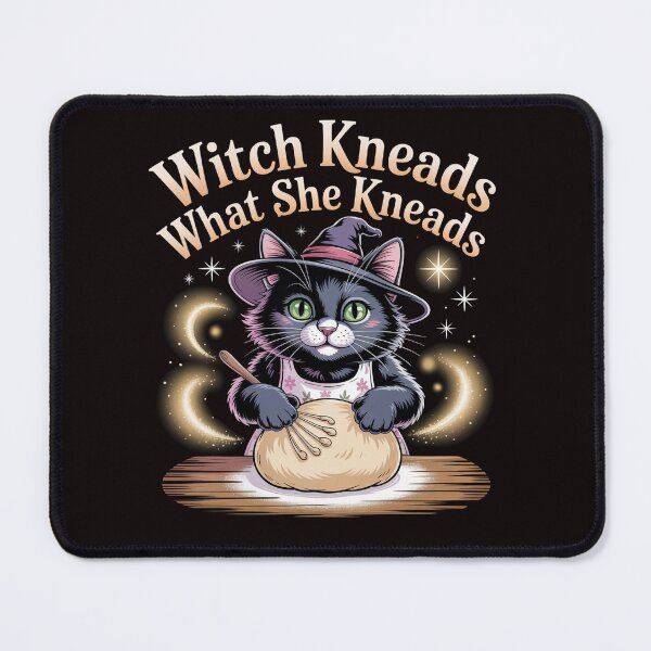 Item preview, Witch Kneads What She Kneads – Kitty Biscuits Bakery designed and sold by Slavicsoul.