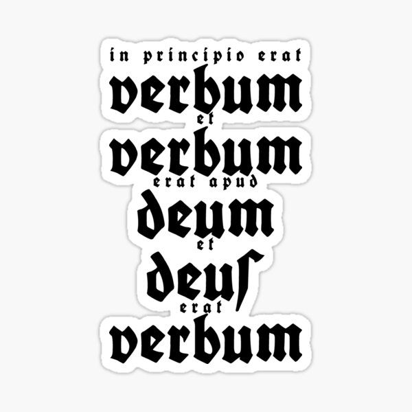 Item preview, John 1:1 (Latin) designed and sold by Verbum.