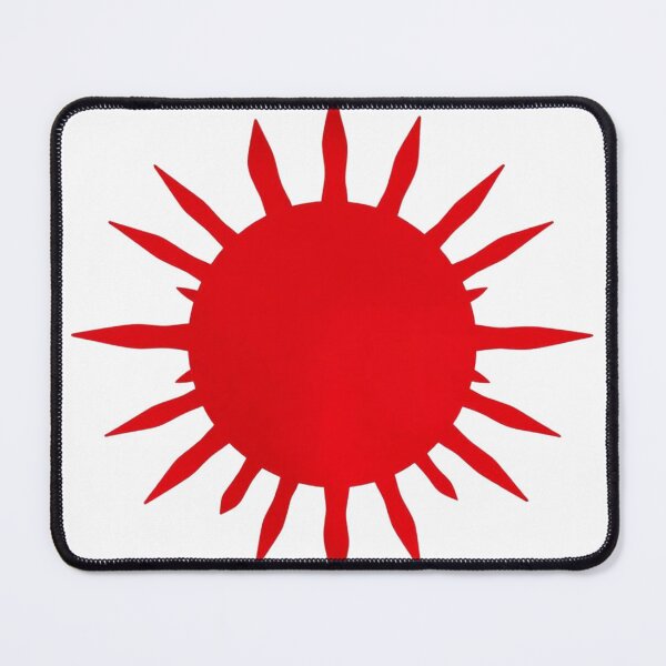 Item preview, Red Tribal Sun – Bold Minimalist Symbol Design designed and sold by apoknight.