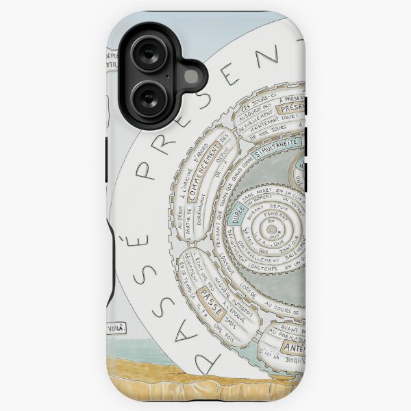 Mapa del tiempo Funda resistente para iPhone