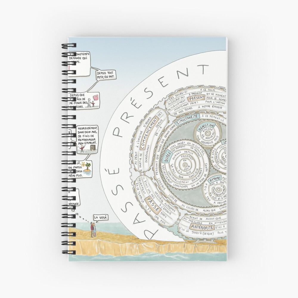 Vista previa del artículo con la obra «Cuaderno de espiral», diseñado y vendido por MarionCharreau.