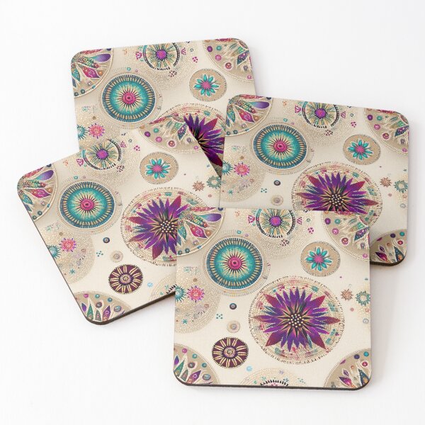 Item preview, Hypnotic Floral Mandalas with Floating Details designed and sold by Moisky Patterns.