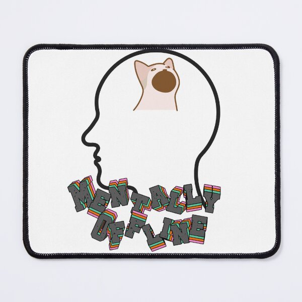 Item preview, Mentally Offline - Minimal Mental Health Design designed and sold by lazycreationaaa.