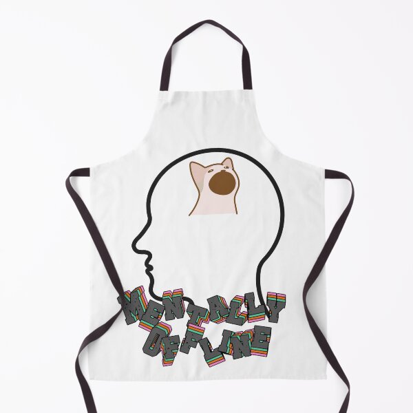 Item preview, Mentally Offline - Minimal Mental Health Design designed and sold by lazycreationaaa.