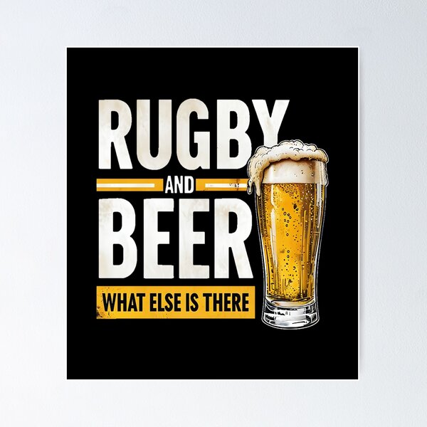Artikel-Vorschau von Rugby und Bier: Was gibt es sonst noch, designt und verkauft von AlphaTeez.