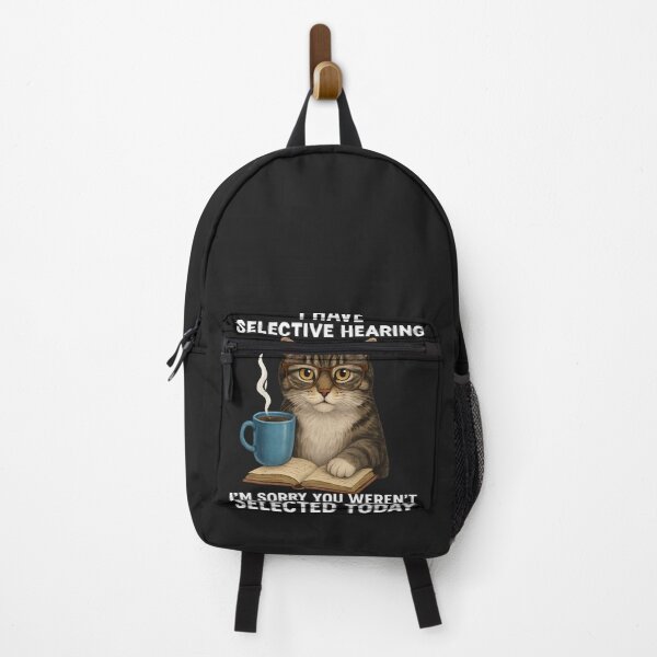 Item preview, I Have Selective Hearing You Werent Selected Cat Humor designed and sold by cawtoon.
