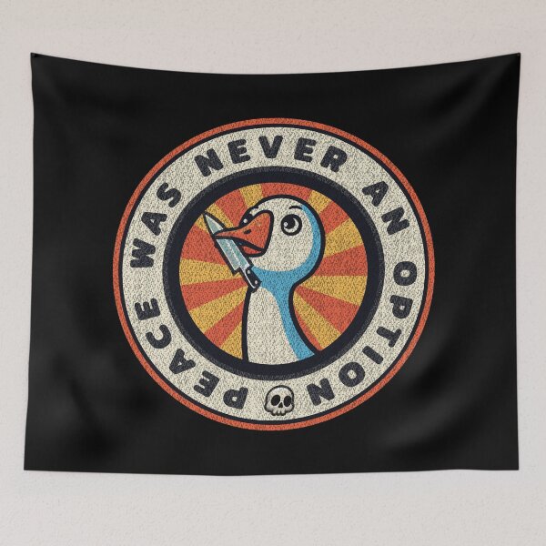 Item preview, Peace was never an option Funny Silly Goose designed and sold by Scaryzz.