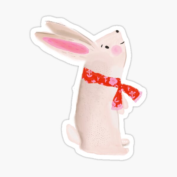 Item preview, Winter Sitting Bunny designed and sold by Monie Illustrates.
