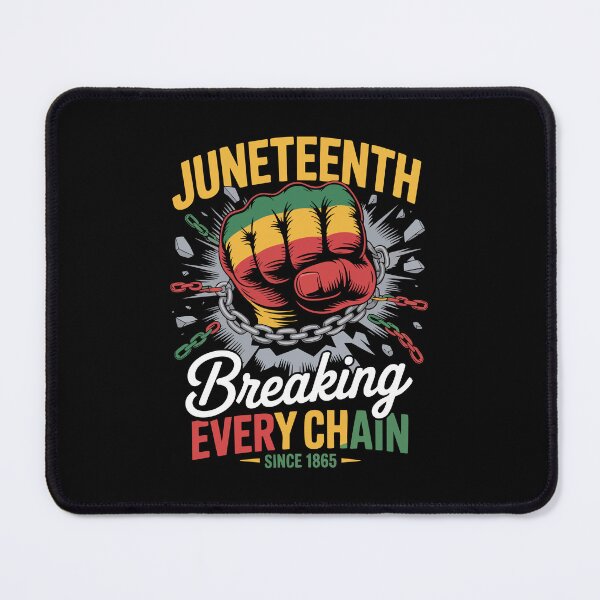 Item preview, Juneteenth 1865 Shirt, Breaking Every Chain Power Fist, Black Pride Mug, Sticker, Poster, designed and sold by Aknarin Thika.