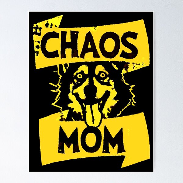 Artikelvorschau, Chaos Mom: Lustiger Hund – Punk-Tierliebhaber-Design entworfen und verkauft von VikArtStudio.