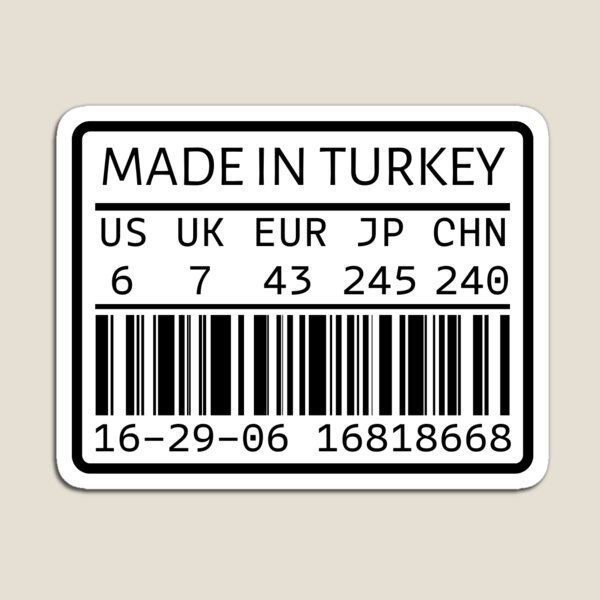 Item preview, Made In Turkey designed and sold by PatchMerch.