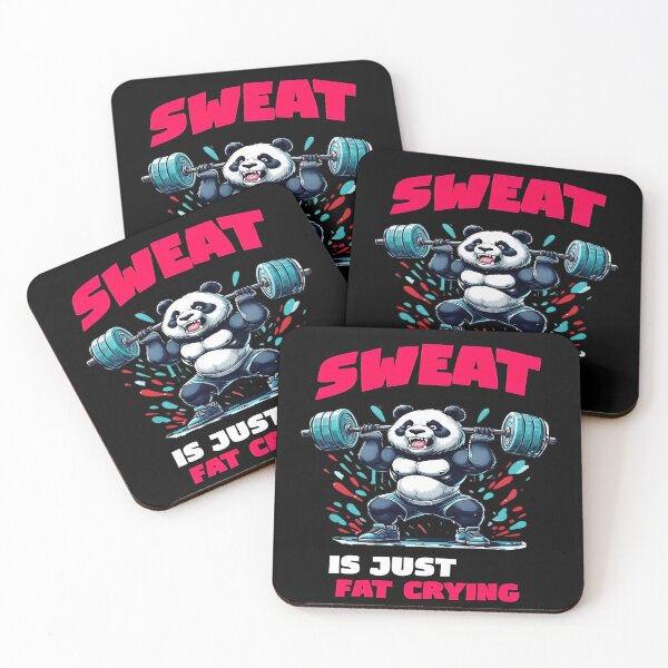Item preview, Panda Weightlifting: Sweat Is Just Fat Crying designed and sold by AlphaTeez.