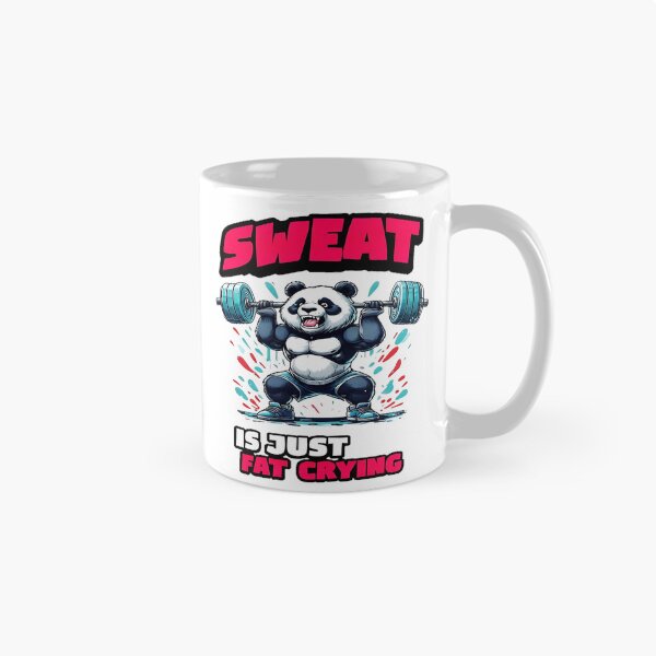 Item preview, Panda Weightlifting: Sweat Is Just Fat Crying designed and sold by AlphaTeez.