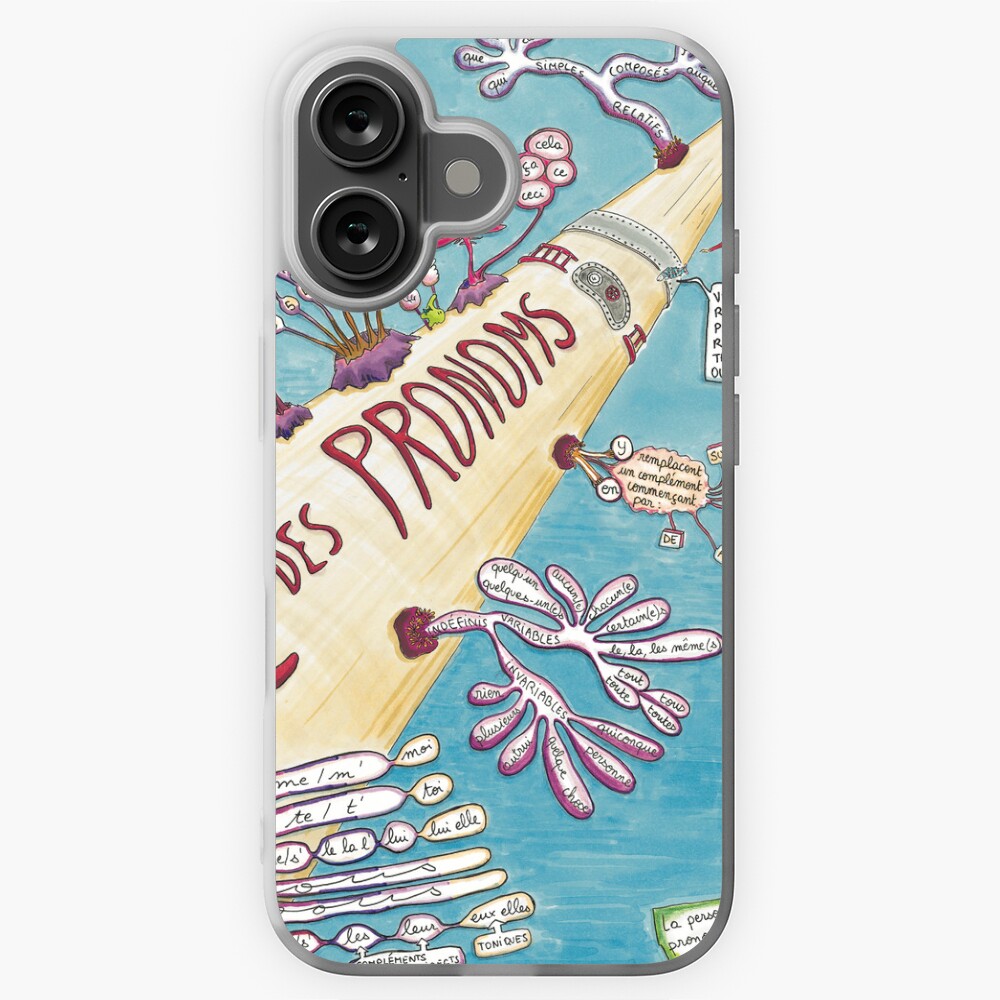 Vista previa del artículo con la obra «Funda blanda para iPhone», diseñado y vendido por MarionCharreau.