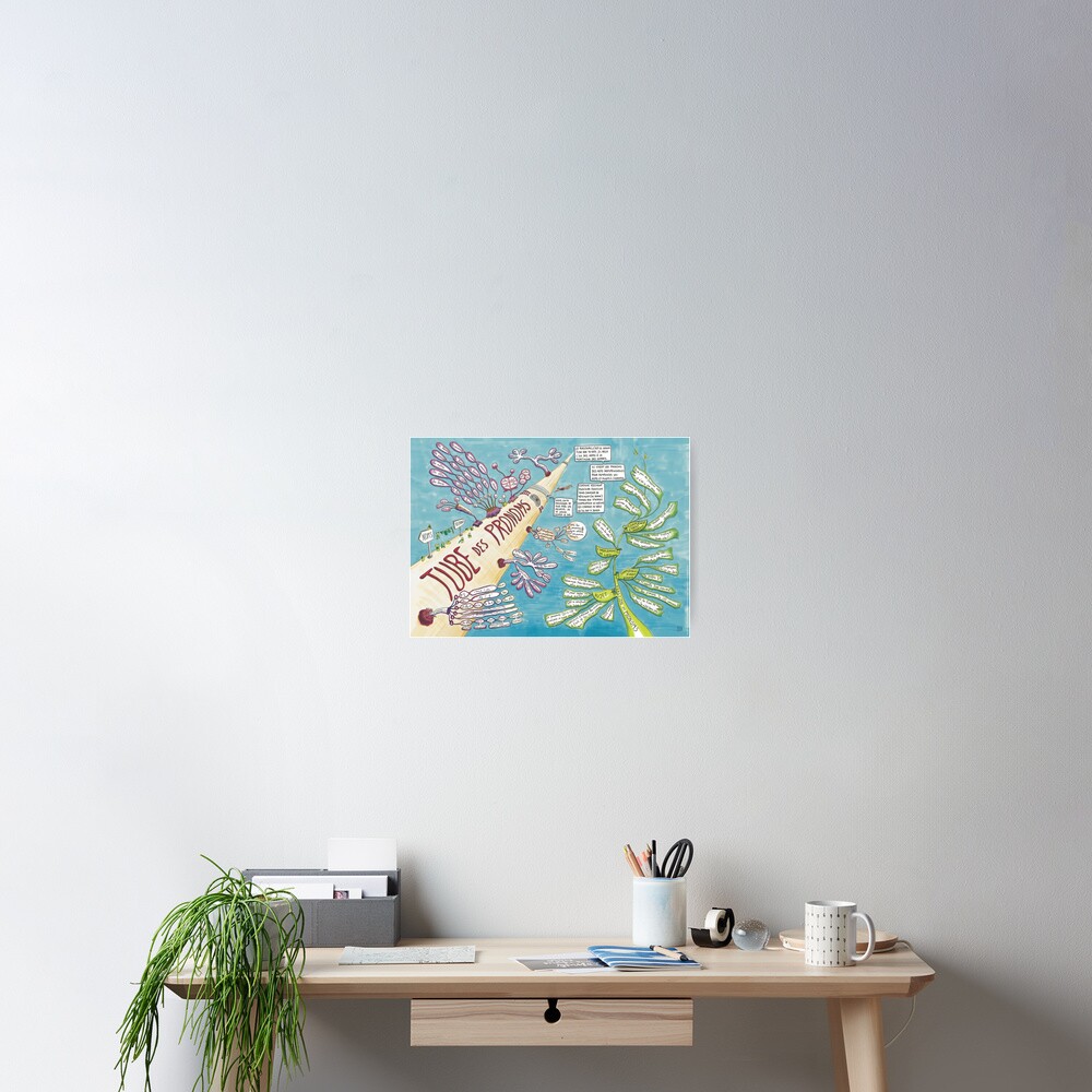 Vista previa del artículo con la obra «Póster», diseñado y vendido por MarionCharreau.