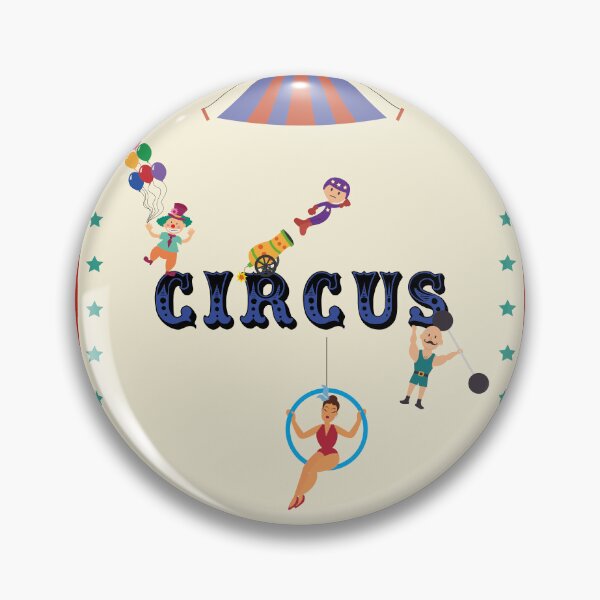 Item preview, Design for World Circus Day on April 18 with a circus tent and performers designed and sold by Martapp.