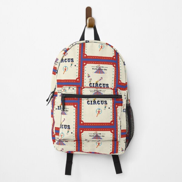 Item preview, Design for World Circus Day on April 18 with a circus tent and performers designed and sold by Martapp.