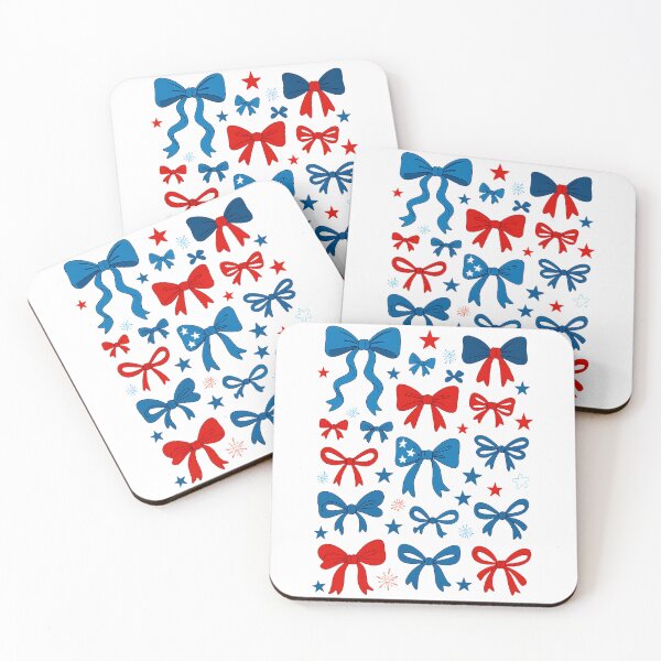 Item preview, 4th of July Shirts for Girls Coquette Bow Women American designed and sold by TalalosART.