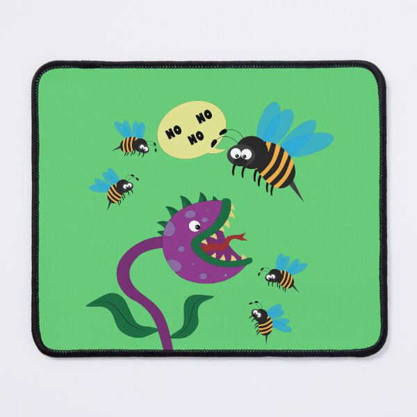 Item preview, Funny scene of bees and carnivorous plant designed and sold by Martapp.